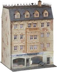 EDIFICIO CON TIENDA  (14,5 x 12,6 cm)