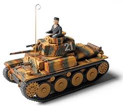 PANZER 38 T ALEMÁN UCRANIA 1944 CON FIGURA