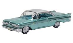 PONTIAC BONNEVILLE COUPE 1959 TURQUESA METALIZADO