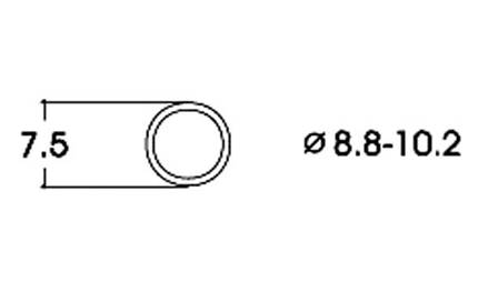 AROS PARA LOCOMOTORAS SISTEMA MÄRKLIN (8,8 a10,2 mm) (10 un)