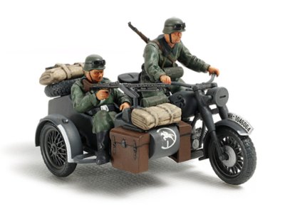 MOTO ALEMANA CON SIDECAR