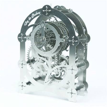 MYSTERIOUS TIMER - ACERO INOXIDABLE - FUNCIONAL (12 x 8 x 7 cm)