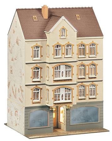 EDIFICIO CON PUB (13,5 x 12,5 cm)