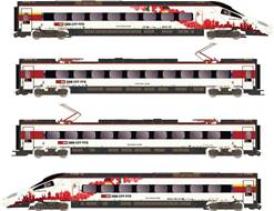 SUIZA SBB TREN RABE 503 PENDOLINO (4 uds.)