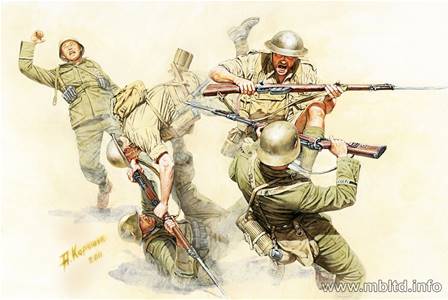 INGLESES Y ALEMANES AFRICA KORPS 2ª G.M.
