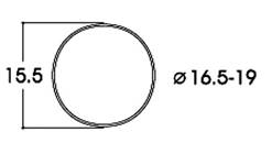 AROS PARA RUEDAS DE (16,5 a 19 mm) (10 un)