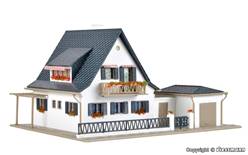 CHALET CON GARAJE (16 x 12 cm)