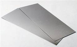 PLANCHAS DE ALUMINIO (250 mm x 100 mm x 0,8 mm) x2