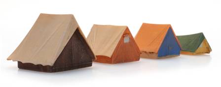 SURTIDO DE 4 TIENDAS DE CAMPING