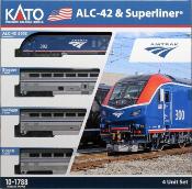 USA TREN AMTRACK ALC-42 (LOCOMOTORA DIESEL + 3 COCHES)