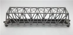 PUENTE RECTO CON VÍA (248 mm) - GRIS