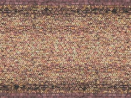 PLACA DE MURO DE LADRILLO VIEJO EN CARTON 3D (25 x 12,5 cm)