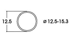 AROS PARA LOCOMOTORAS SISTEMA MÄRKLIN (12,5 a 15,3 mm) (10)