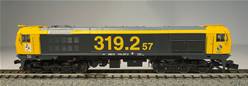 RENFE MERCANCIAS LOC. DIESEL 319-257-2 AMARILLA/GRIS (CONECTOR NEM651