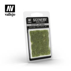 PENACHOS DE HIERBAS (12 mm,17 uds.) - VERDE SEMISECO