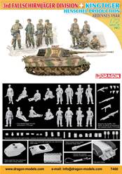 KINGTIGER HENSCHEL Y PARACAIDISTAS ALEMANES