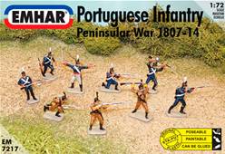 INFANTERÍA PORTUGUESA Y CAZADORES 1807-1814 (46 figuras)
