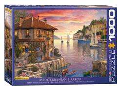 PUZZLE DE 1000 PIEZAS (48 x 68 cm) - PUERTO MEDITERRANEO