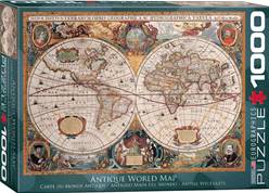 PUZZLE DE 1000  PIEZAS (48 x 68 cm) - ANTIGUO MAPA MUNDI