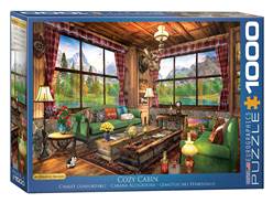 PUZZLE DE 1000  PIEZAS (48 x 68 cm) - CABAÑA ACOGEDORA