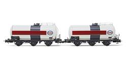 FRANCIA SNCF SET DE 2 VAGONES CISTERNA DE 3 EJES ESSO