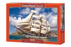 PUZZLE DE 500 PIEZAS (47 x 33 cm)-BARCO ZARPANDO DE HARBOUR