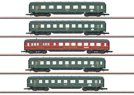 ALEMANIA DRB, SET DE 5 COCHES DE TREN EXPRESO