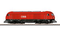 AUSTRIA OBB LOCOMOTORA DIESEL ROJA SERIE 2016 (87 mm)