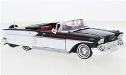 CHEVROLET IMPALA CONVERTIBLE 1958 NEGRO/BLANCO