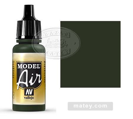 PINTURA ACRILICA PARA AEROGRAFO (17 ml) - VERDE NEGRO