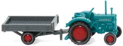TRACTOR HANOMAG R16 CON REMOLQUE