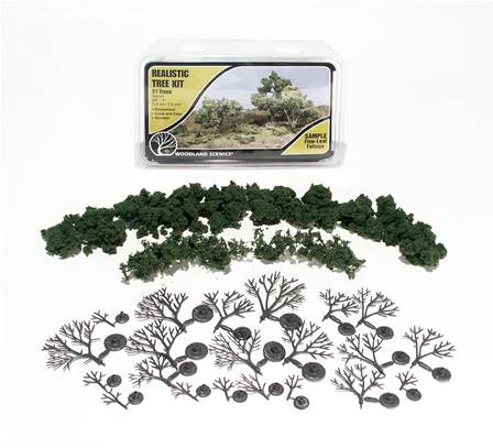 ARBOLES EN KIT (7,62 cm - 17,7 cm)  6 unidades