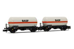 ALEMANIA DB SET DE 2 VAGONES CISTERNA BASF