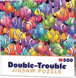 PUZZLE A 2 CARAS DE 500 PIEZAS MINIS (35 x 49 cm) - PECES