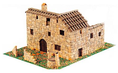 CASA RURAL CON POZO (24 x 20 x15 cm)