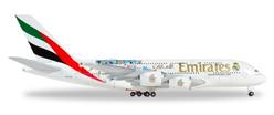AIRBUS A380 EMIRATES REAL MADRID 2018 (14,5 cm)