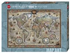 PUZZLE DE 1000 PIEZAS (70 x 50 cm) - MAPAMUNDI