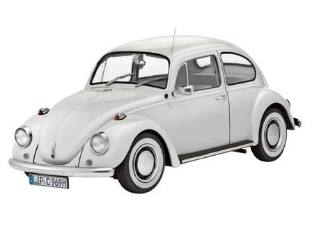 VW ESCARABAJO LIMOUSINA AÑO 1968 (17,1 cm) ESCALA 1/24 - EN KIT