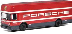 MERCEDES O317 TRANSPORTE DE COCHES DE CARRERAS PORSCHE
