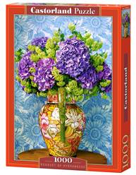 PUZZLE DE 1000 PIEZAS (68 x 47cm)- FLORERO CON HORTENSIAS
