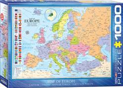PUZZLE DE 1000 PIEZAS (48 x 68 cm) - MAPA DE EUROPA