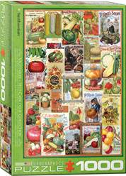PUZZLE DE 1000 PIEZAS (48 x 68 cm) - CARTELES VERDURAS Y HORTALIZAS