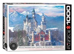 PUZZLE DE 1000 PIEZAS (48 x 68 cm) - NEUSCHWANSTEIN EN INVIERNO