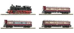 ALEMANIA DRG SET TREN, LOCOMOTORA VAPOR SERIE 78+3 COCHES