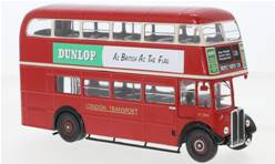 AUTOBUS 2 PISOS LONDRES AEC REGEMT RT ROJO ESCALA 1/43