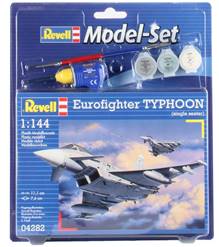 EUROFIGHTER TYPHOON CON PEGAMENTO+PINCEL+PINTURA