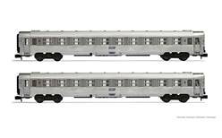 FRANCIA SNCF SET DE 2 COCHES DEV INOX B10 2 CLASE EPOCA IV