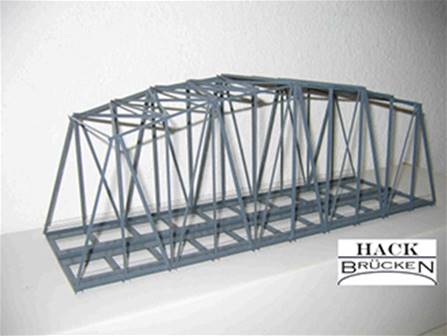 PUENTE VÍA DOBLE (40 x 13,5 x 14,5 cm)  METAL -MONTADO Y PINTADO