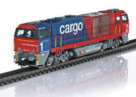 SUIZA SBB CARGO LOCOMOTORA DIESEL VOSSLOH G 2000 BB (MFX+ CON SONIDO)